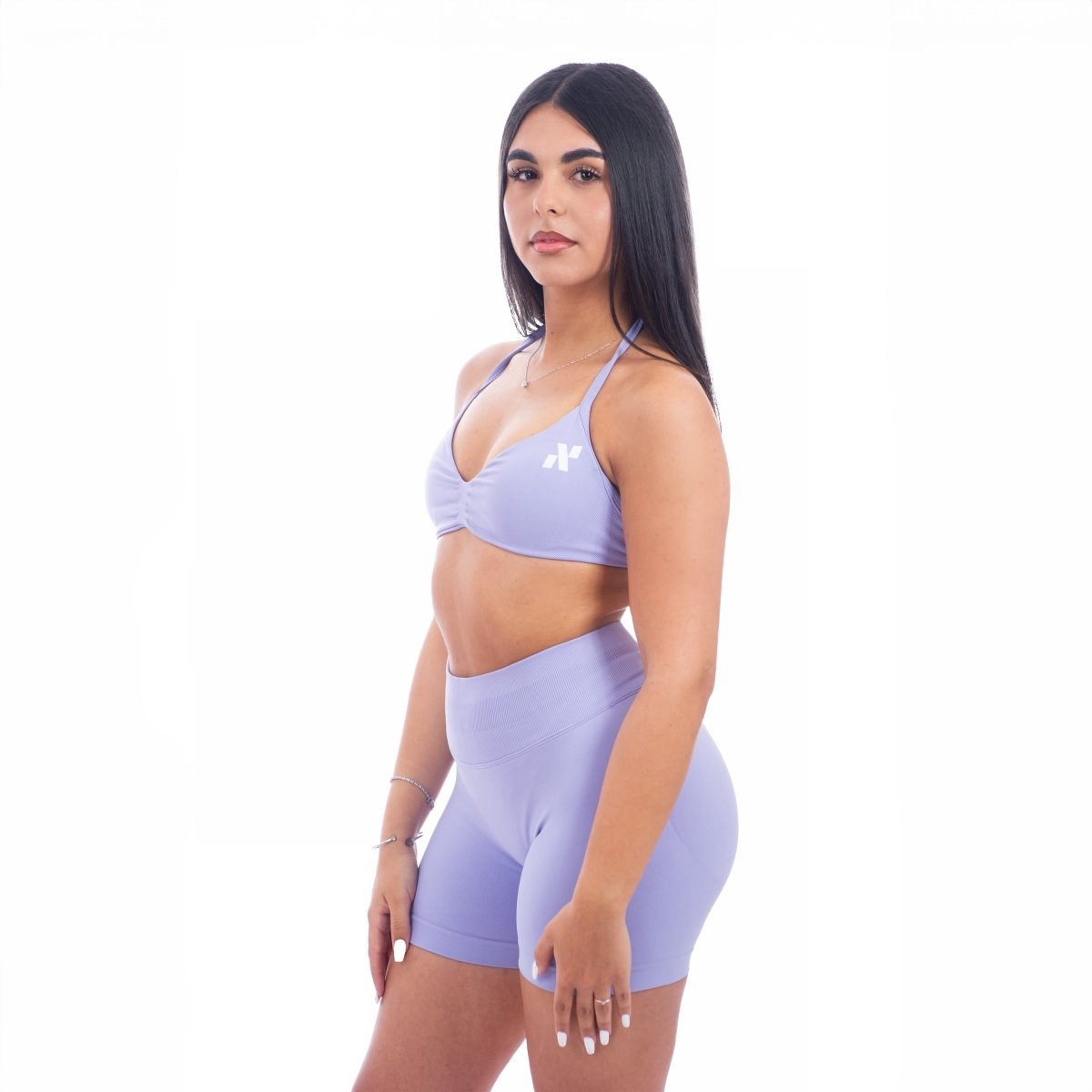 Iris V - Shape Scrunch Shorts - Lilla - Nikki B fit