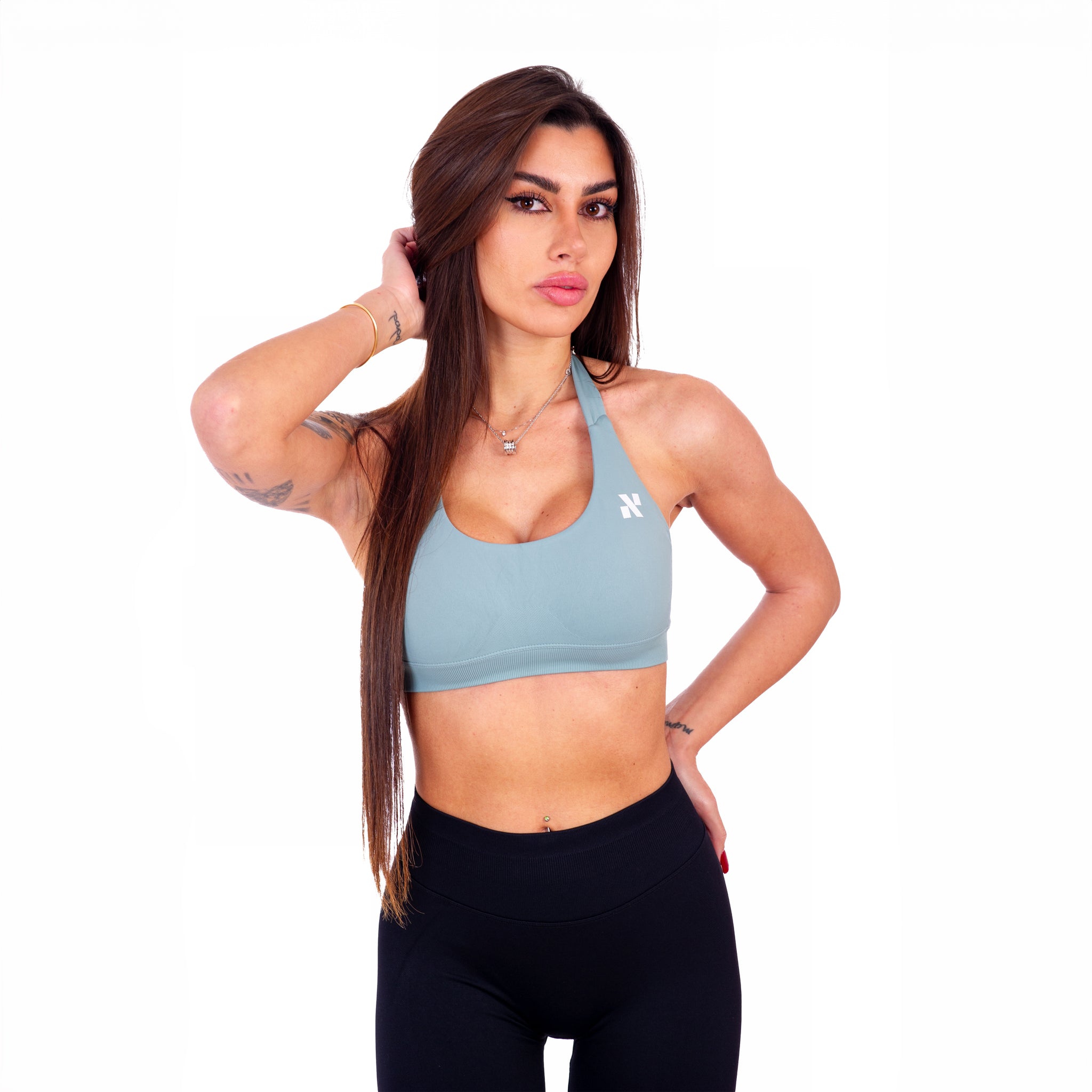 Essential Sport Bra (Verde Acqua)