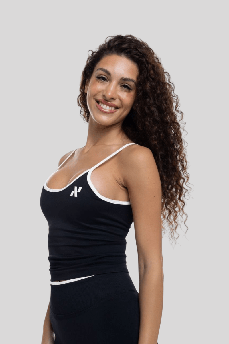 Aura Noir Linea Top - Nikki B fit