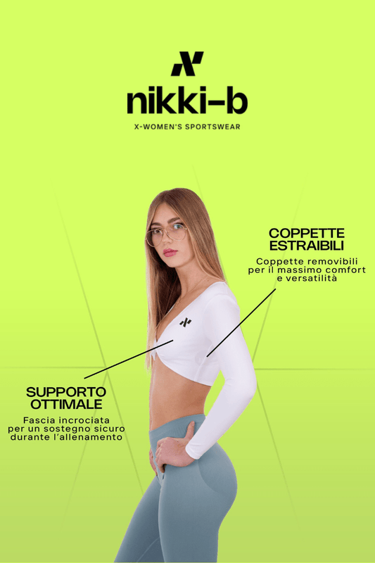 Aurora Wrap Long Sleeve Top - Nikki B fit