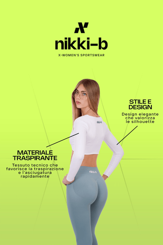 Aurora Wrap Long Sleeve Top - Nikki B fit