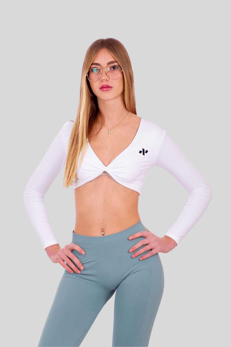 Aurora Wrap Long Sleeve Top - Nikki B fit