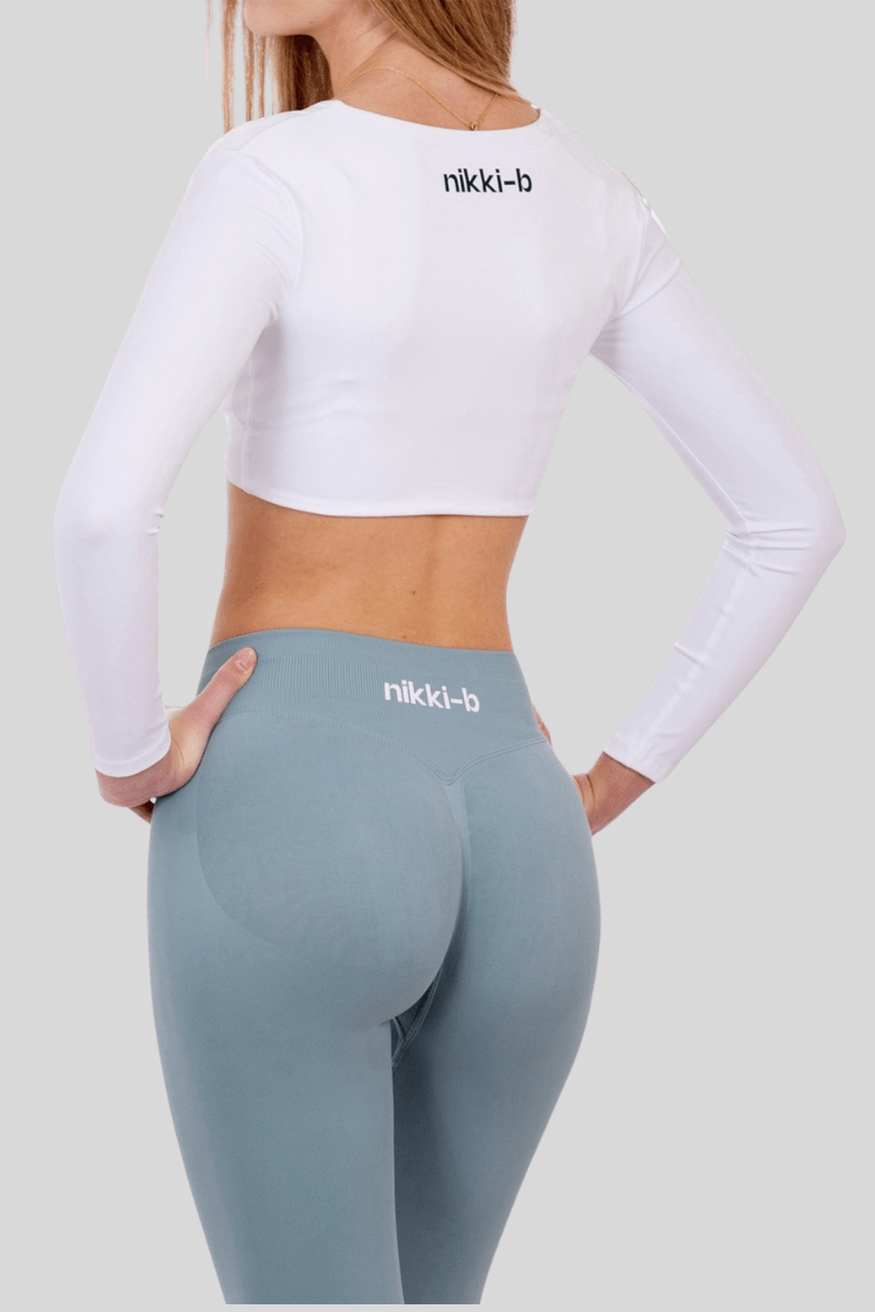 Aurora Wrap Long Sleeve Top - Nikki B fit