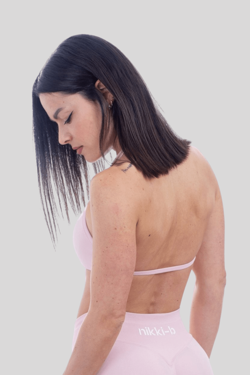 Butterfly Sport Bra - Rosa - Nikki B fit