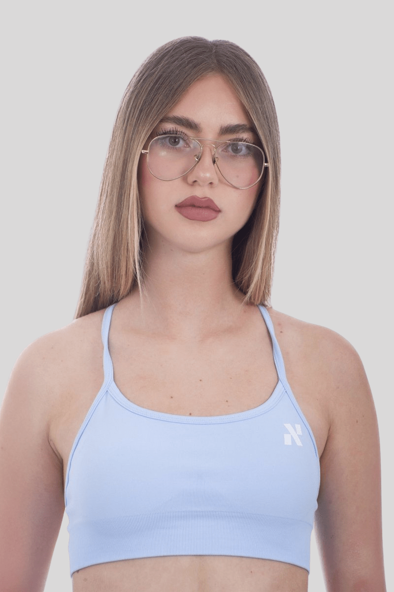 CrossFit Sport Bra - Celeste - Nikki B fit