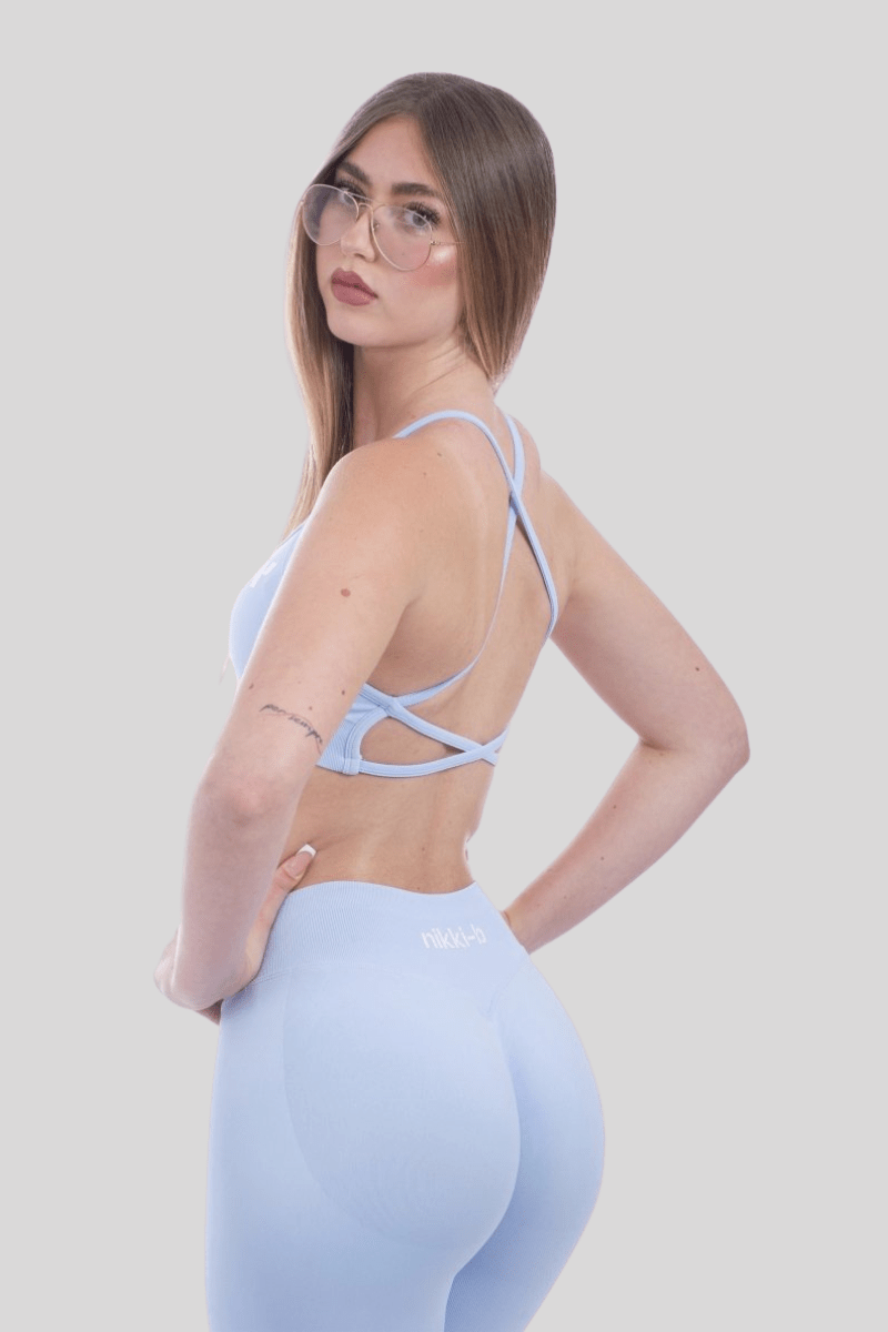 CrossFit Sport Bra - Celeste - Nikki B fit