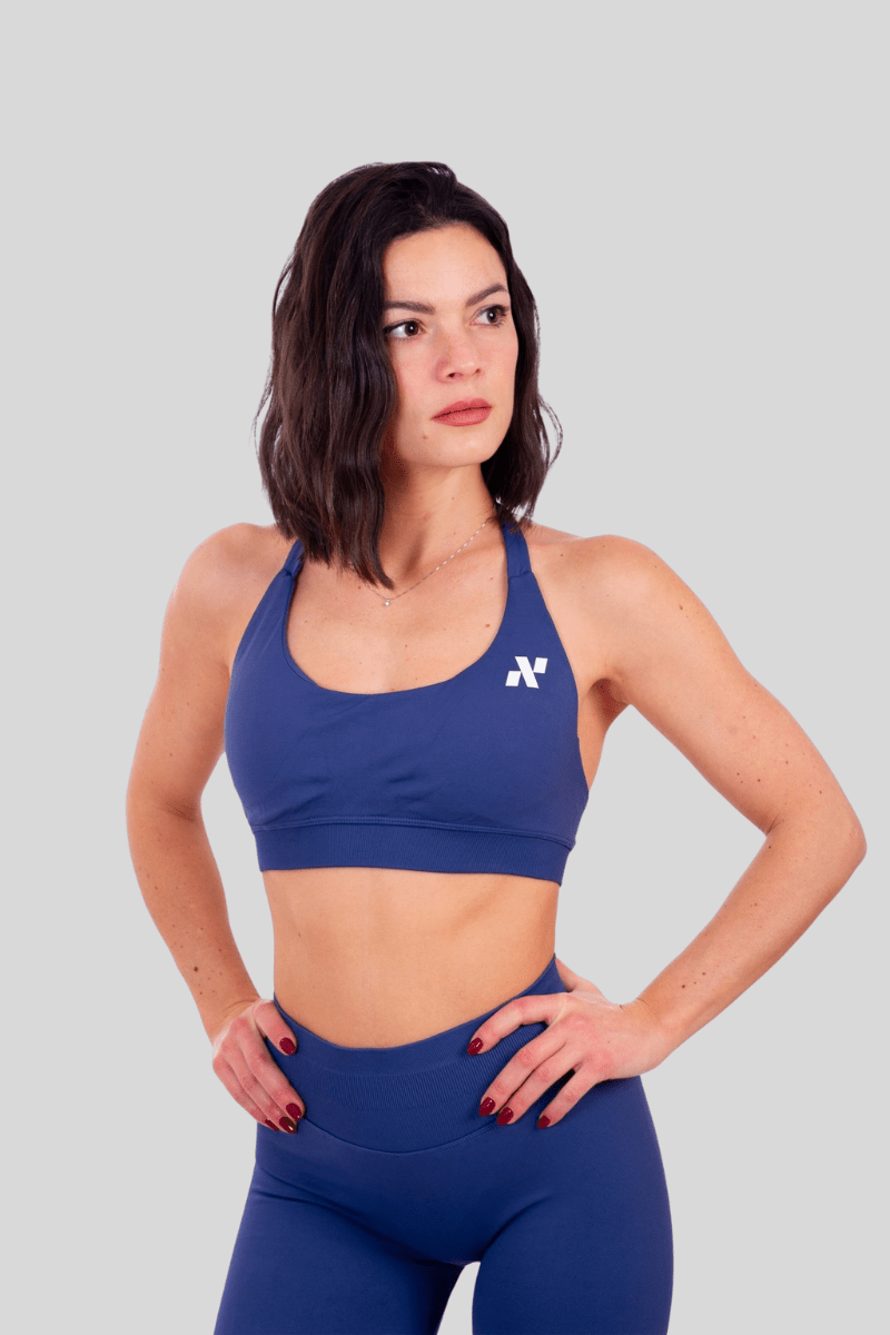Essential Sport Bra - Blu - Nikki B fit