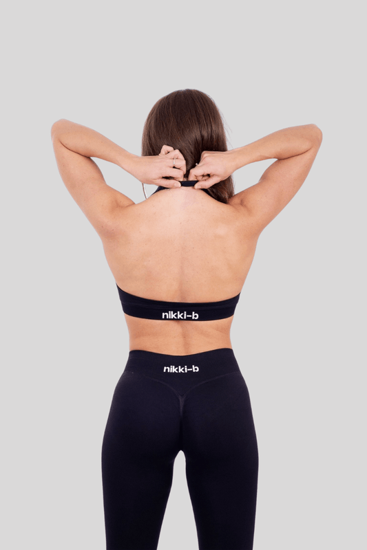 Essential Sport Bra - Nero - Nikki B fit