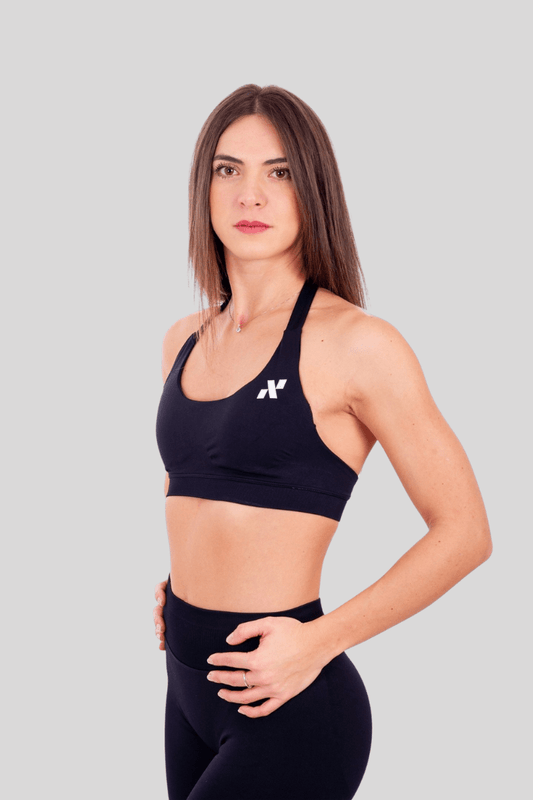 Essential Sport Bra - Nero - Nikki B fit