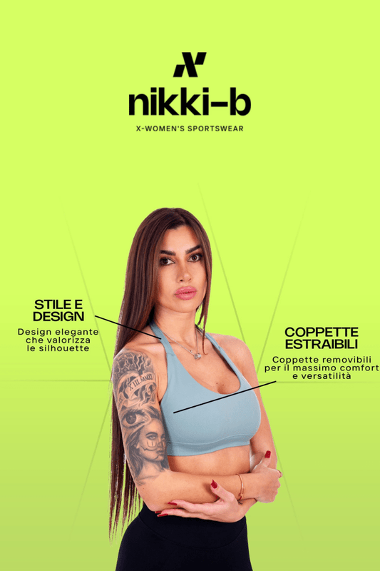 Essential Sport Bra - Verde Acqua - Nikki B fit