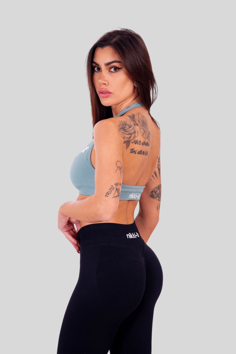 Essential Sport Bra - Verde Acqua - Nikki B fit
