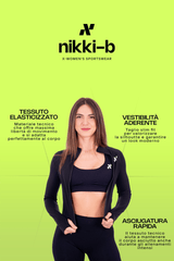Felpa Sportiva Active Fit - Nero - Nikki B fit