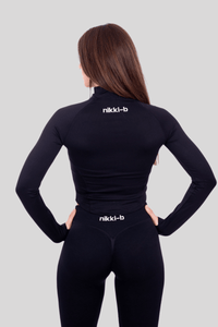 Felpa Sportiva Active Fit - Nero - Nikki B fit