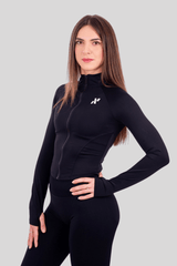 Felpa Sportiva Active Fit - Nero - Nikki B fit