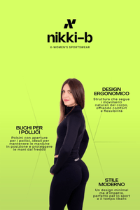 Felpa Sportiva Active Fit - Nero - Nikki B fit