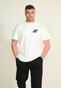 Graphic T-Shirt Bianca uomo - Nikki B fit