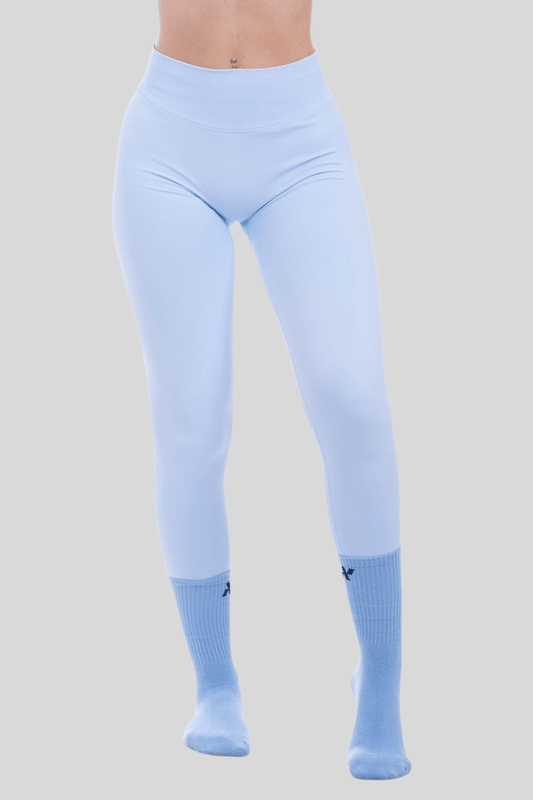 Iris V - Shape Scrunch Leggings - Celeste - Nikki B fit
