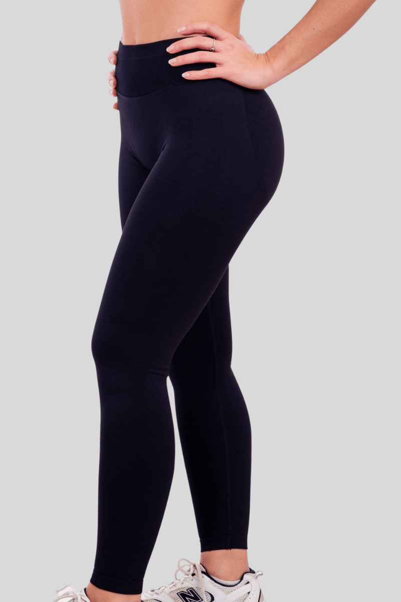Iris V - Shape Scrunch Leggings - Nero - Nikki B fit