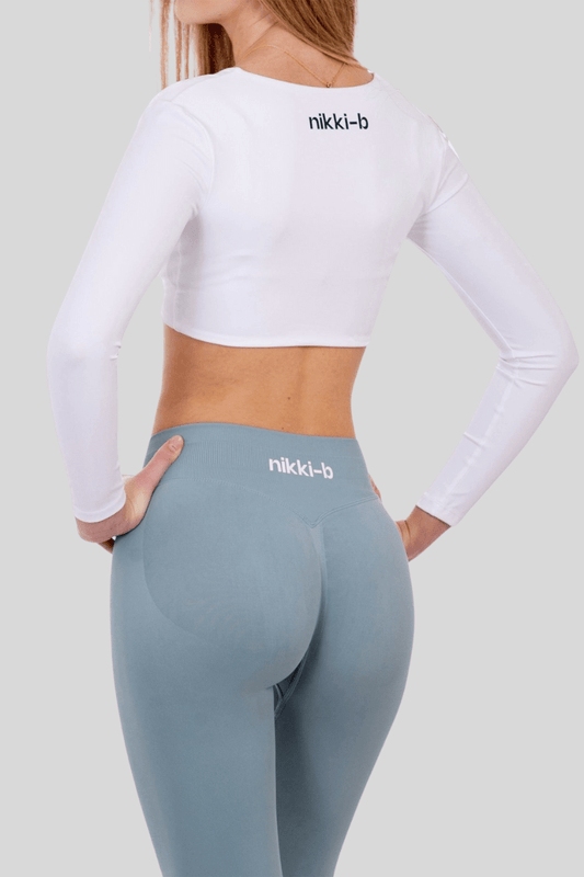 Iris V - Shape Scrunch Leggings - Verde Acqua - Nikki B fit