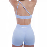 Iris V - Shape Scrunch Shorts - Celeste - Nikki B fit