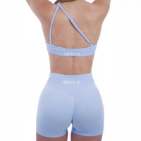 Iris V - Shape Scrunch Shorts - Celeste - Nikki B fit