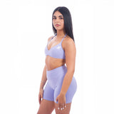 Iris V - Shape Scrunch Shorts - Lilla - Nikki B fit