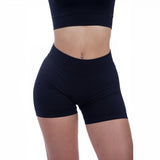 Iris V - Shape Scrunch Shorts - Nero - Nikki B fit