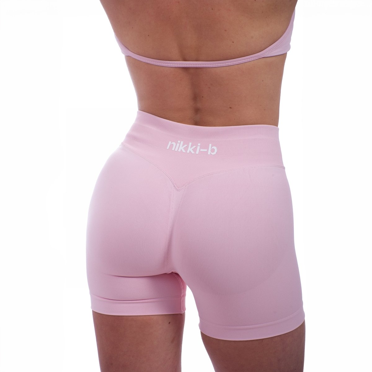 Iris V - Shape Scrunch Shorts - Rosa - Nikki B fit