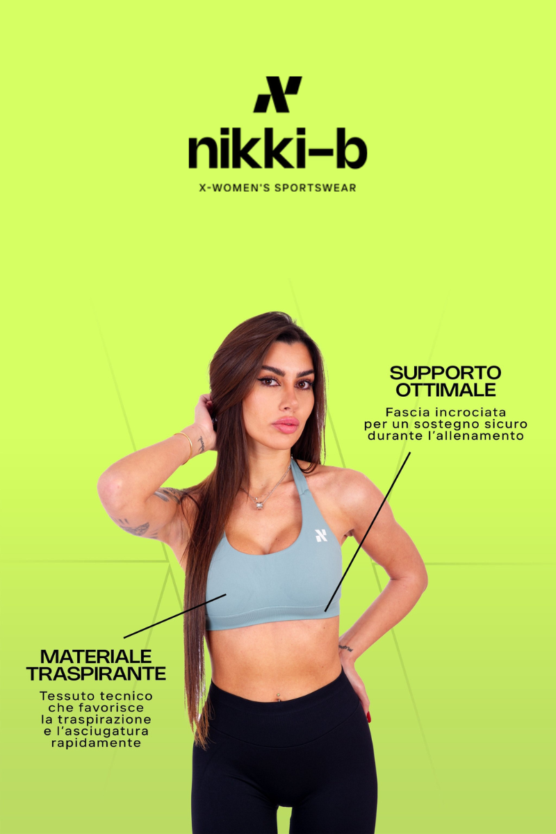 Essential Sport Bra - Verde Acqua
